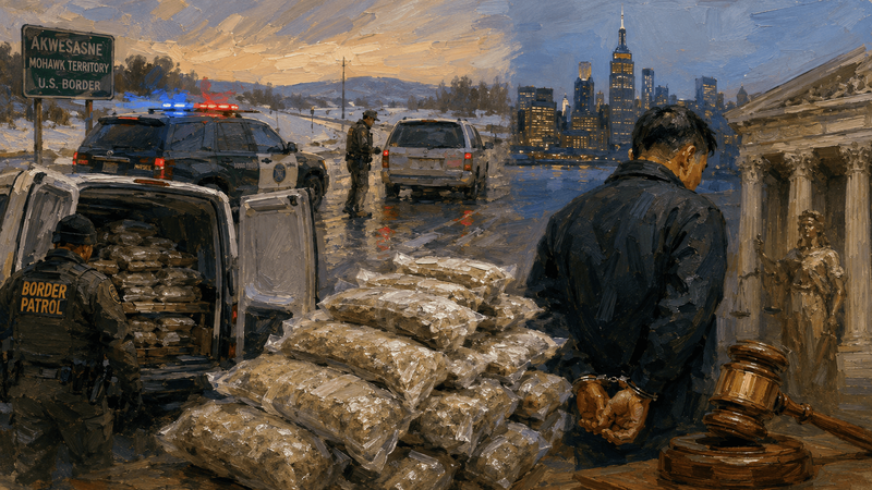 Chinese National Sentenced After Hauling 207 Pounds of Marijuana From U.S. Northern-Border Corridor Toward New York City