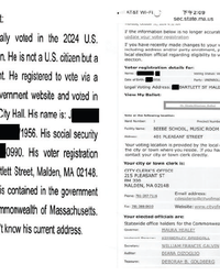 Chinese National Charged with Voter Fraud in Massachusetts